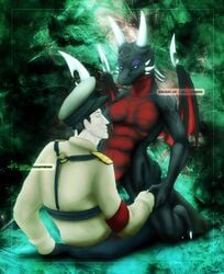 anthro corrupted_cynder cynder dragon female human male male_human/female_anthro nazi savage-cynder scalie spyro_the_dragon tagme