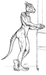 anthro argonian female jamesthedoc keerava skyrim the_elder_scrolls