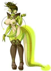 1futa 2015 alpha_channel anthro areola big_breasts breasts clothed clothing dickgirl dragon erection futanari green_eyes green_hair green_lips green_nipples green_penis green_skin hair horn intersex legwear long_hair looking_at_viewer nipples nude penis rebeccacablah reptile scalie shoes skimpy smile solo standing stockings thick_lips thick_thighs vein voluptuous whiskers white_skin wide_hips