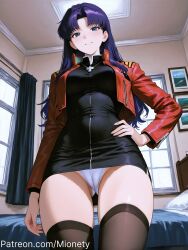 katsuragi misato from neon genesis evangelion by mionety