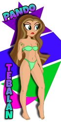 1girls bikini dc dc_comics dc_super_hero_girls female female_only jessica_cruz pando_tebalan solo swimsuit