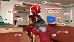 big_ass_(female) big_booty big_butt_(female) bubble_ass_(female) bubble_butt_(female) husband_and_wife kaibernation oc octoling octoling_boy octoling_girl original_characters splatoon