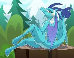 1girls dragon female friendship_is_magic furry hasbro my_little_pony nude princess_ember_(mlp) sifyro solo