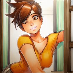 tracer from overwatch by crazyfishbones