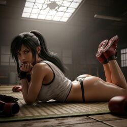 tifa lockhart from final fantasy by leshay7