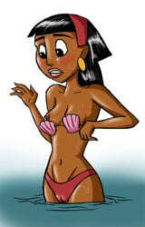 1girls dark-skinned_female dark_skin disney latina malina nipples peruvian_female small_image tagme the_emperor's_new_groove the_emperor's_new_school