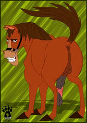 anus atimon buck_(home_on_the_range) disney feral from_behind gay home_on_the_range horse male_only penis stallion