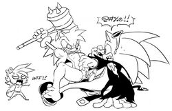 amy_rose assault assertive_male classic_amy_rose fiona_fox hammer holding_weapon post_sex rape ravnic rosy_the_rascal_(archie) scourge_the_hedgehog sega sonic_(series) sonic_the_hedgehog_(series)