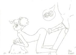 ankama anthro black_and_white male pandawa penis pink_rabbit tagme wakfu