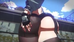 1girls 3d 3d_animation animated areola ass ass_focus big_ass big_breasts big_thighs bottom_heavy bounce bouncing_ass bouncing_breasts bouncing_butt breasts butt female female_focus female_only from_behind from_below futaholic gigantic_ass gigantic_thighs huge_ass huge_breasts huge_thighs jane_doe_(zenless_zone_zero) jiggle jiggling jiggling_ass jiggling_breasts low-angle_view nipples no_sound panties penetration rat rat_ears rat_girl rat_tail tagme thick_hips thick_thighs thighs torn_pantyhose video wet wet_body wet_pussy zenless_zone_zero