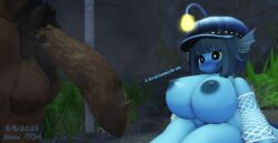 1boy 1girls 3d bbc big_black_cock dated interspecies nokomi nokomi_rr34 nude original_character outside roblox roblox_studio robloxian self_upload tagme watermark