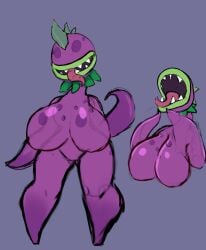 artesjsc big_breasts breasts chomper_(pvz) cleavage female huge_breasts plants_vs_zombies tagme thick_thighs wide_hips