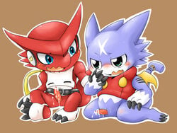 digimon doneru gumdramon male_only shoutmon tagme