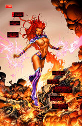 dc kenneth_rocafort kevin_senft koriand'r new_52 red_hood_and_the_outlaws starfire tamaranean teen_titans un-censor