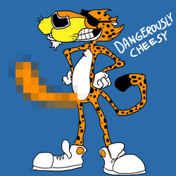 censored cheetos chester_cheetah mascot