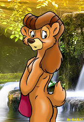 anthro bark_(artist) bear disney female female_only fur furry mammal nipples rebecca_cunningham solo tagme talespin