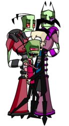 alien almighty_tallest dib gay human invader_zim smooth_skin tallest_purple tallest_red zim