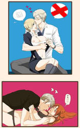 axis_powers_hetalia berwald_oxenstierna finland_(hetalia) germany_(hetalia) ludwig_weillschmidt nyo!italy nyotalia rule_63 sweden_(hetalia) tino_vainamoinen