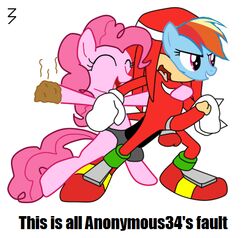 knuckles the echidna from friendship is magic by 3pac