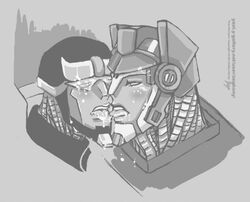 greyscale monochrome optimus_prime prowl tagme tongue transformers transformers_animated