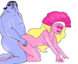 blackrose blush chubby closed_eyes disney doggy_style hercules_(disney) morpheus persephone_(hercules) sex straight