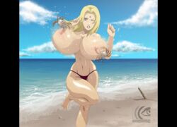 tsunade from naruto by mangrowing