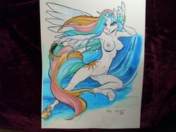 friendship_is_magic my_little_pony princess_celestia_(mlp) smooth_skin tagme vicky_wyman