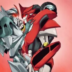 artist_request fingering fingers_in_mouth gay knock_out knock_out_(transformers) knockout starscream transformers transformers_prime