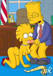 1boy 1girls balls ballsack bart_simpson blowjob breasts brother_and_sister color cum erection fellatio female human human_only incest lisa_simpson male nipples oral oral_sex penis scrotum straight testicles the_simpsons toony veiny_penis xl-toons.com yellow_body yellow_skin