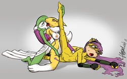 3girls anthro breasts crossover digimon female female_gardevoir female_only female_pokemon furry gardevoir horlod mina_mongoose mongoose multiple_females nintendo nipples pokemon pokemon_(species) pokemon_rse pussy renamon sonic_(series) yuri