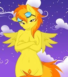 equine friendship_is_magic my_little_pony pegasus smooth_skin spitfire spitfire_(mlp) tagme whitmaverick wonderbolts_(mlp)