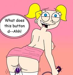 cartoon_network dee_dee_(dexter's_laboratory) dexter's_laboratory dxt91 female female_only human nipples pussy solo tagme