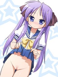 kagami_hiiragi long_twintails lucky_star tagme