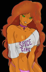 1girls dc dc_comics female female_only inspector97 koriand'r solo starfire starfire_(comics) teen_titans