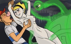 1girls 2boys 5_fingers aged_up angry armpit_licking armpits big_nose billy_(billy_and_mandy) blonde_hair blush brain_eating_meteor breast_grab breasts cartoon_network clothed_male_nude_female d:< grabbing_arm green_tentacles hat hetero human legs_together light-skinned_female light-skinned_male mandy_(billy_and_mandy) monster nipples nude pink_nose tagme teeth_showing tentacle the_evil_brain-eating_meteor the_grim_adventures_of_billy_and_mandy