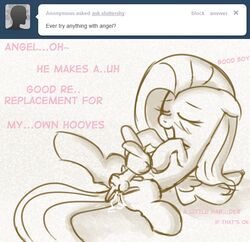 angel_bunny fluttershy_(mlp) friendship_is_magic my_little_pony smooth_skin tagme