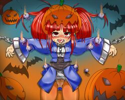 dewprism jack-o'-lantern mint mint_(dewprism) pumpkin tagme threads_of_fate