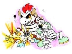 artist_request bowser dry_bones dry_bowser koopa male_only mario_(series) nintendo