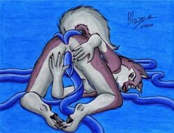 aleu blaze blue furry pussy tentacle