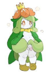 femboy feminine_male lilligant male penis pokémon_(species) pokemon pokemon_(species) small_penis solo sweatdrop tagme tagme_(artist)