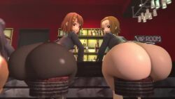 3d 5girls animated ass ass_focus ass_shake atomicgato azusa_nakano_(k-on!) bar_stool big_ass boombox bumping_asses female female_focus female_only huge_ass huge_butt k-on! mio_akiyama_(k-on!) mp4 music radio ritsu_tainaka_(k-on!) sound sound_warning source_filmmaker tagme twerking video yui_hirasawa_(k-on!)