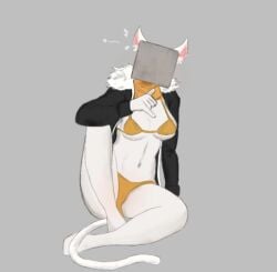 beloushka bikini cat_ears cat_tail cube original original_character tagme veiro vkontakte