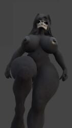 1girls 3d 9:16 animated big_breasts black_body bouncing_breasts facing_viewer from_below furry huge_breasts looking_at_viewer looking_down low-angle_view mal0 malo no_sound scp-1471 scp-1471-a scp-1471-a_(scrag) scp_foundation shorter_than_10_seconds slugcats_(artist) solo tagme thick_thighs vertical_video video walk_cycle walking wide_hips