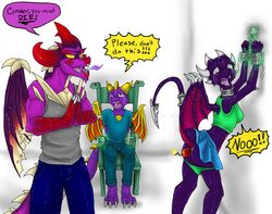 anthro cynder dragon female male mythological_creature mythological_scalie mythology scalie spyro spyro_the_dragon tagme