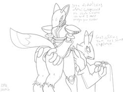 bpq00x crossover cubit_foxtar digimon mega_man renamon