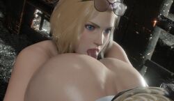 2girls 2milfs 3d anilingus ass ass_focus big_ass blonde_hair ciribestgirl dat_ass female female_only jun_kazama kazama_jun milf milf_on_milf nina_williams oral preview rimming tekken tekken_8 work_in_progress yuri