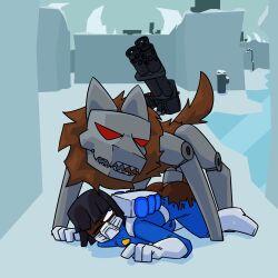 robot wolf (nuclear throne) from nuclear throne by t6ktal