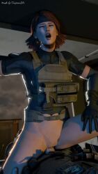 1boy 1girls 3d 9:16 animated cowgirl_position female meryl_silverburgh metal_gear metal_gear_solid sex shorter_than_10_seconds tagme vaginal vertical_video video