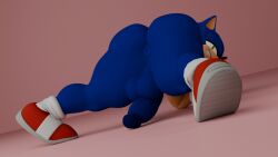 3d 3d_(artwork) anthro anus ass balls big_balls big_butt big_penis blender_(artwork) digital_media_(artwork) eulipotyphlan genitals hedgehog hi_res male mammal penis presenting presenting_hindquarters sega solo sonic_(series) sonic_the_hedgehog sonic_the_hedgehog_(series) spread_legs spreading stronberry teasing