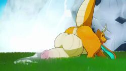 animated ass balls big_ass big_balls big_butt big_cock big_penis cock deretto dragonite excessive_genital_fluids excessive_precum feral_only genital_fluids half-closed_eyes huge_balls huge_cock male_focus male_only nintendo no_sound on_all_fours open_mouth penis pokemon pokemon_(species) pornhub precum shaking_ass shaking_butt solo_focus thick_thighs throbbing_balls throbbing_penis tongue_out video